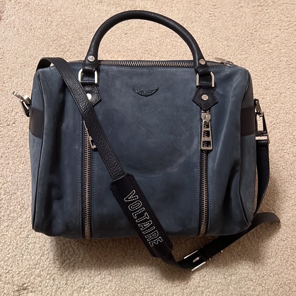 Zadig And Voltaire Sunny Medium Suede Bag - Picture 4 of 14